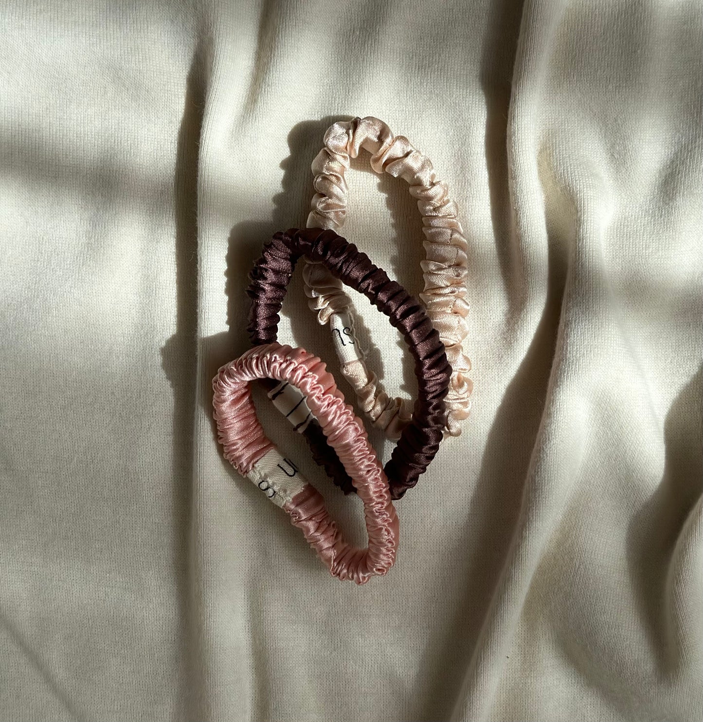 silk hair tie (3 pcs)