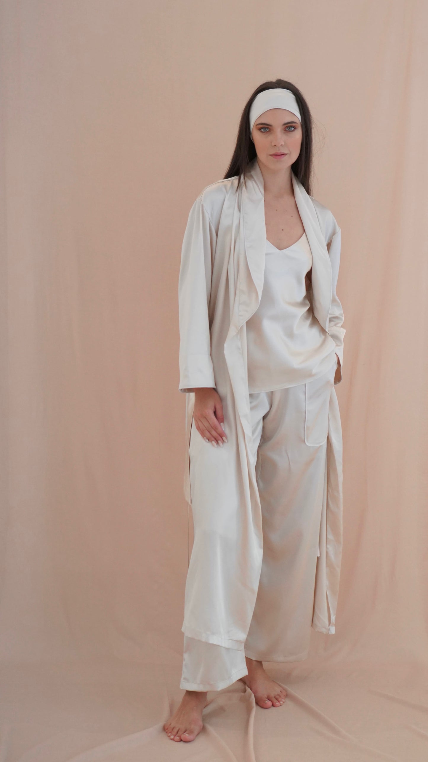 satin robe