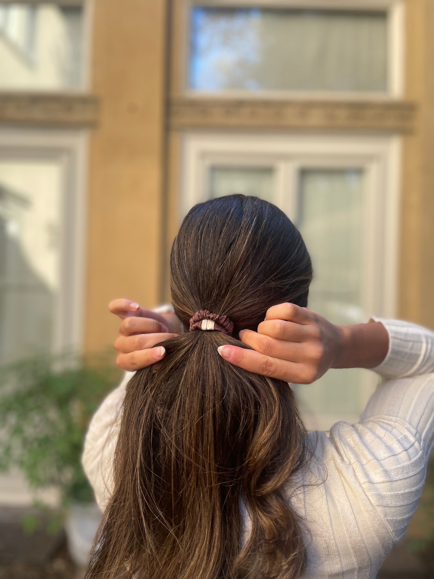 silk hair tie (3 pcs)