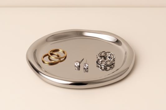 silver jewellery tray